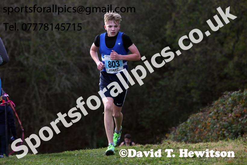 Boys under-15s 2017 Start Fitness North Eastern Harrier League, Aykley Heads, Durham. Photo:  David T. Hewitson/Sports for All Pics